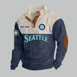 Mariners EST 1977 Stand Up Collar Sweatshirt