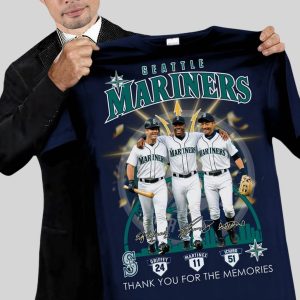 Mariners Griffey Martinez Ichiro Thank You For The Memories Shirt