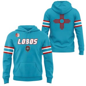 Mexico Lobos Football The Turquoise Uniform Hoodie