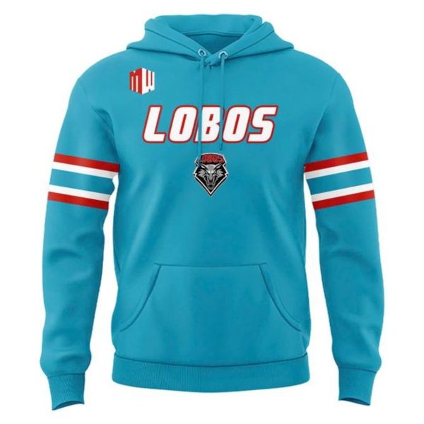 Mexico Lobos Football The Turquoise Uniform Hoodie