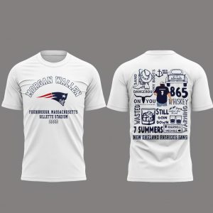 Morgan Wallen x New England Patriots T Shirt 2025