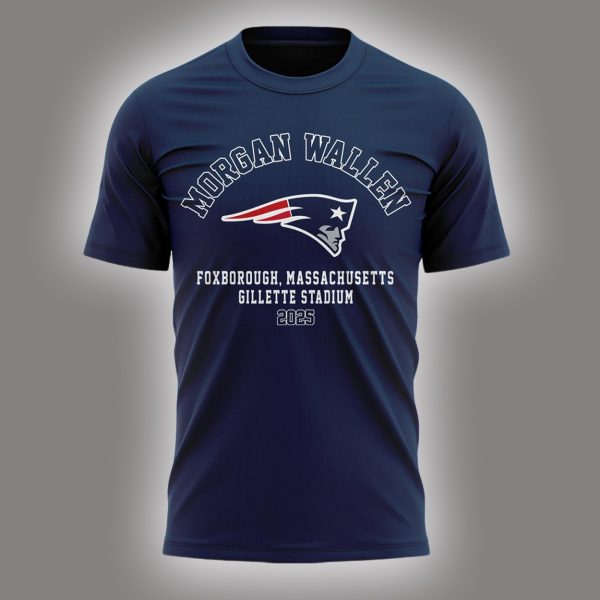 Morgan Wallen x New England Patriots T-Shirt 2025