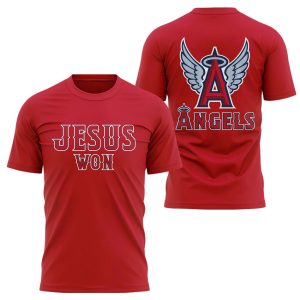 New Edition LA Angels Jesus Won Shirt 2025
