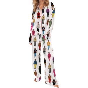 Pascal Celebrity Silky Satin Pajama Set