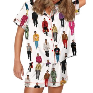 Pascal Celebrity Silky Satin Pajama Set