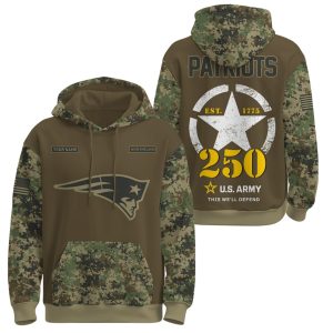 Patriots US Army 250th Birthday Hoodie