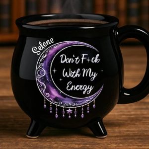 Personalized Don't Fck With My Energy Cauldron Coffee Mug