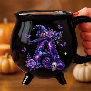 Personalized Halloween Witchy Cauldron Coffee Mug