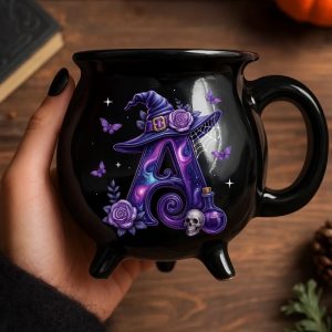 Personalized Halloween Witchy Cauldron Coffee Mug
