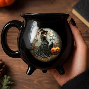 Personalized Witch Cauldron Coffee Mug