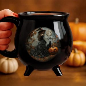 Personalized Witch Cauldron Coffee Mug