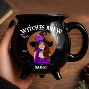 Personalized Witches Brew Cauldron Coffee Mug