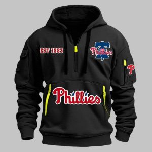 Phillies EST 1883 Quarter Zip Hoodie