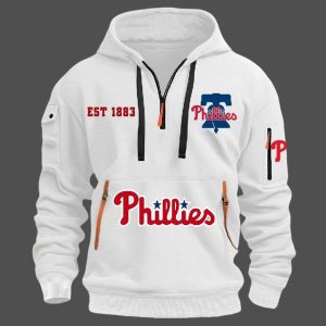 Phillies EST 1883 Quarter Zip Hoodie