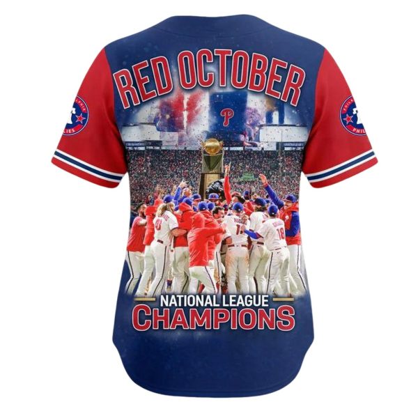 Phillies Red October 2025 National League Champions Jersey