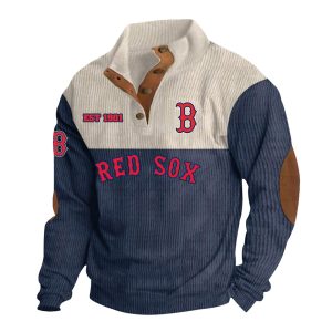 Red Sox EST 1901 Stand Up Collar Sweatshirt