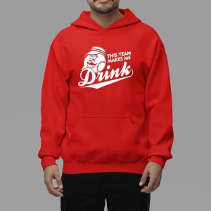 Reds This Team Makes Me Drink Shirt