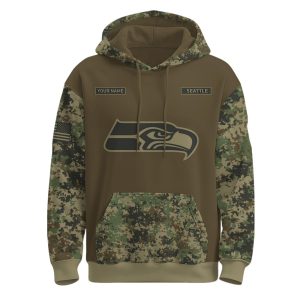 Seahawks US Army 250th Birthday Hoodie