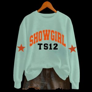 The Life of A Show Girl Fan Print Sweatshirt