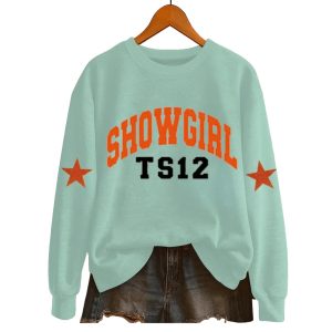 The Life of A Show Girl Fan Print Sweatshirt