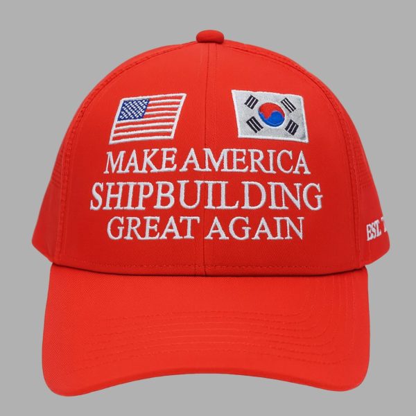 USA X Korea Make America Shipbuilding Great Again MASGA Hat