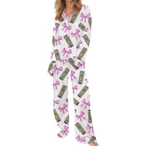 Witches Brew Energy Drinks Silky Satin Pajama Set