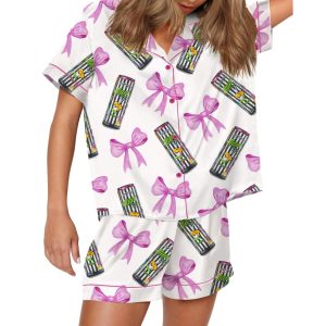Witches Brew Energy Drinks Silky Satin Pajama Set