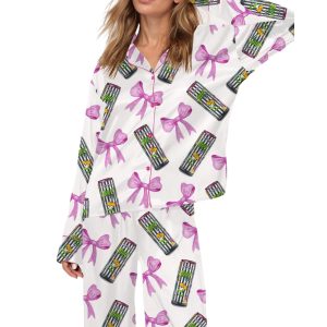 Witches Brew Energy Drinks Silky Satin Pajama Set