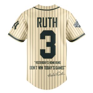 Yankees Babe Ruth The House That Ruth Built Jersey