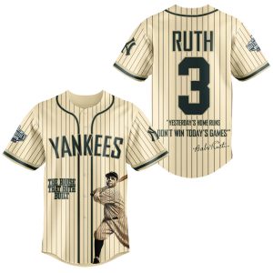 Yankees Babe Ruth The House That Ruth Built Jersey