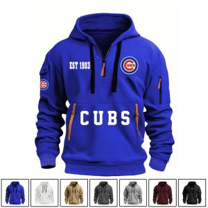 2025 Cubs EST 1903 Quarter Zip Hoodie