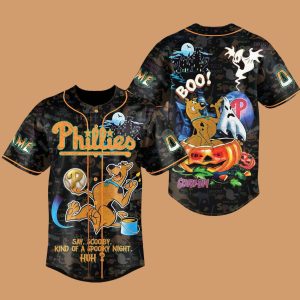 2025 Phillies x Scooby Doo Halloween Baseball Jersey