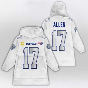Allen 17 Bills Unisex Blanket Hoodie