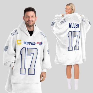 Allen 17 Bills Unisex Blanket Hoodie