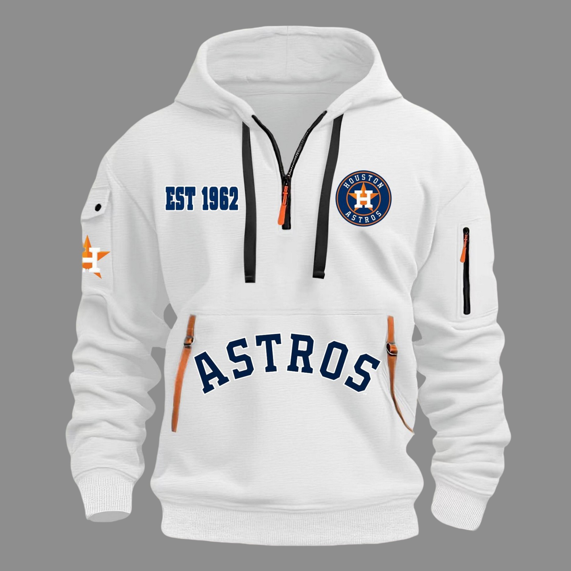 Astros EST 1962 Quarter Zip Hoodie Astros EST 1962 Quarter Zip Hoodie