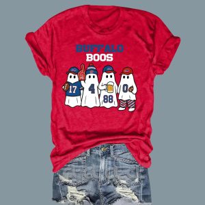 Bills Buffalo Boos Halloween T-Shirt 4 Bills Buffalo Boos Halloween T Shirt