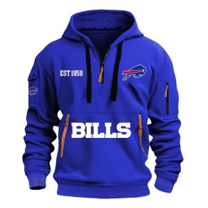 Bills Est 1959 Quarter Zip Hoodie