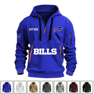 Bills Est 1959 Quarter Zip Hoodie