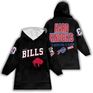 Bills Hard Knocks Training Camp 2025 Blanket Hoodie