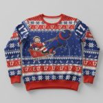 Bills Josh Allen 17 Ugly Christmas Sweater