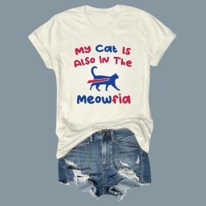 Bills My Cat Is Also In The Meowfia Shirt 2 Bills My Cat Is Also In The Meowfia Shirt