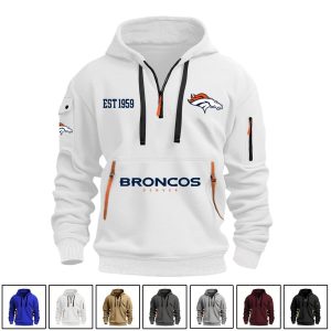 Broncos Est 1959 Quarter Zip Hoodie