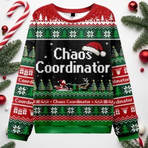 Chaos Coordinator Ugly Christmas Sweater