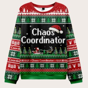 Chaos Coordinator Ugly Christmas Sweater
