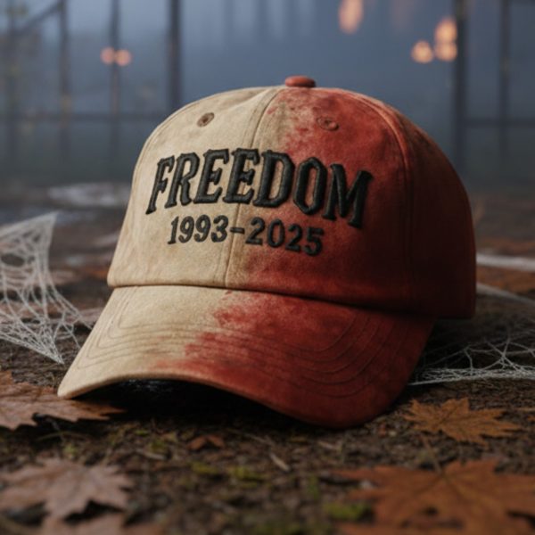 Charlie Kirk Freedom 1993-2025 Bloody Hat