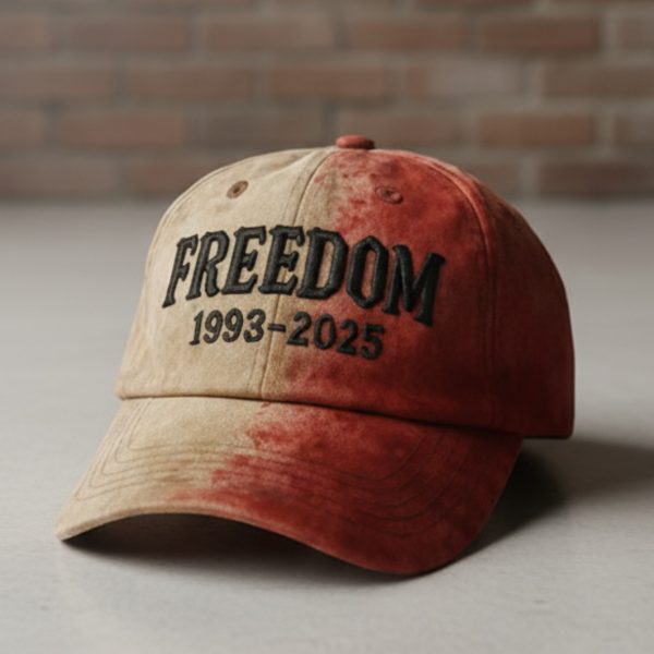 Charlie Kirk Freedom 1993-2025 Bloody Hat