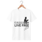 Charlie Kirk Freedom Live Free Signature Shirt