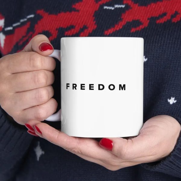 Charlie Kirk Freedom Mug