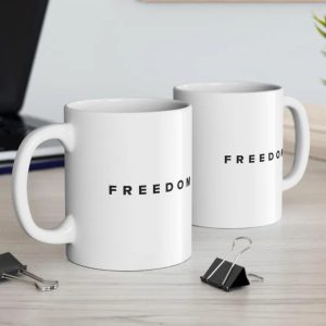 Charlie Kirk Freedom Mug