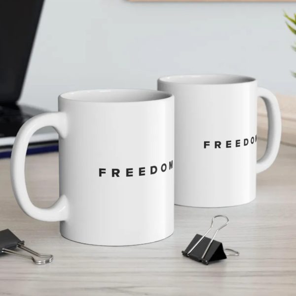 Charlie Kirk Freedom Mug